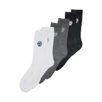 Socks Bidi Badu Don Carlito XXL Crew Move Grey Black White 6 Pairs