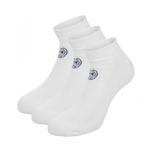 Meias Bidi Badu No Party No show Move White 3 Pares Meias Bidi Badu No Party No show Move White 3 Pares