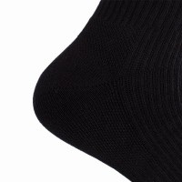 Meias pretas Black Crown High 3 pares  Oferta + Barato