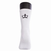 Meias Brancas Altas Premium Black Crown 1 Par  Oferta + Barato