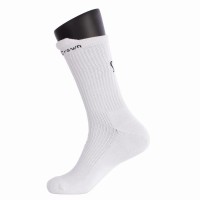 Meias Brancas Altas Premium Black Crown 1 Par  Oferta + Barato