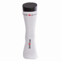 Meias Brancas Altas Premium Black Crown 1 Par  Oferta + Barato