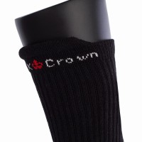 Chaussettes noires hautes Black Crown Premium 1 paire  Offre - Pas cher