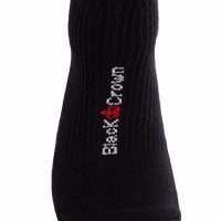 Chaussettes noires hautes Black Crown Premium 1 paire  Offre - Pas cher