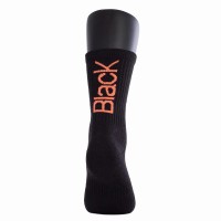 Meias Black Crown Pro High Black Coral 1 Par  Oferta + Barato