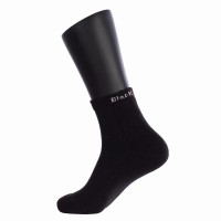 Meias de Tornozelo Black Crown Pro Pretas 1 Par  Oferta + Barato