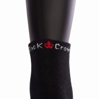 Meias de Tornozelo Black Crown Pro Pretas 1 Par  Oferta + Barato