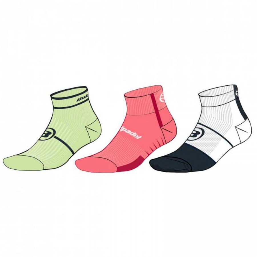 Bullpadel BP2402 Meias 3 Pares  Oferta + Barato