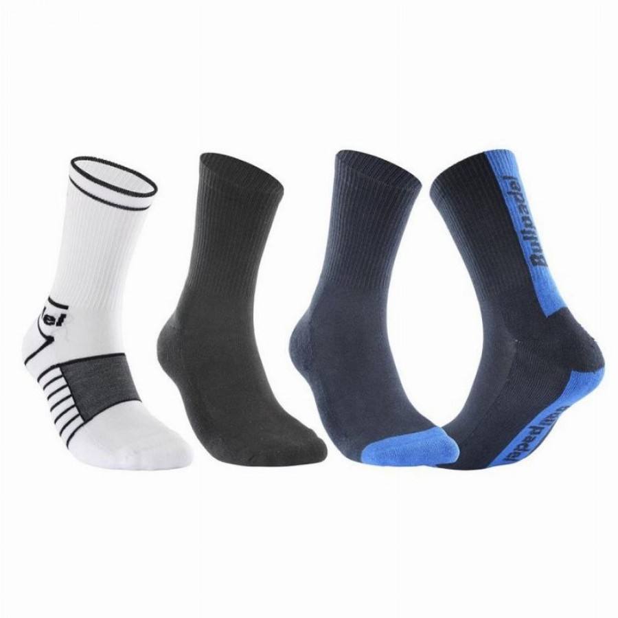 Meias Bullpadel BP255 3 Pares  Oferta + Barato
