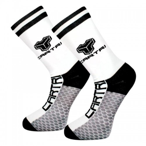 Cartri Adler High White Black Socks 1 Par Cartri Adler High White Black Socks 1 Par