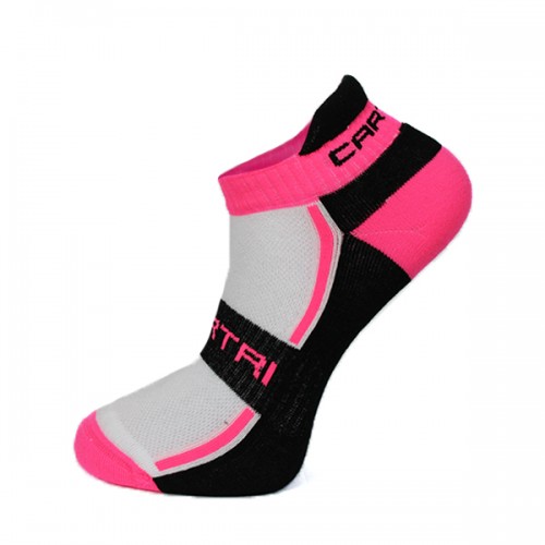 Cartri Slash Crew Blanc Fuchsia Chaussettes 1 Paire Cartri Slash Crew Blanc Fuchsia Chaussettes 1 Paire