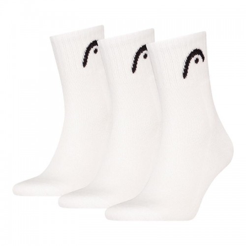 Calcetines Head All Sports Short Crew Blanco 3 Peças Calcetines Head All Sports Short Crew Blanco 3 Peças