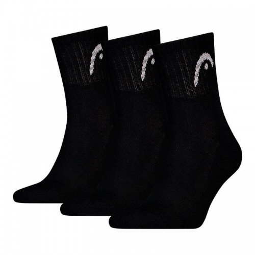 Calcetines Head All Sports Short Crew Negro 3 Peças Calcetines Head All Sports Short Crew Negro 3 Peças