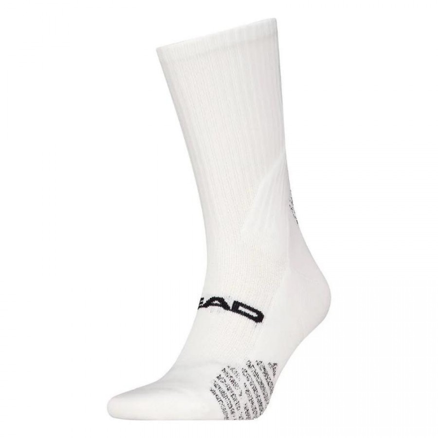 Head Performance Padel Crew Chaussettes Blanc 1 paire  Offre - Pas cher