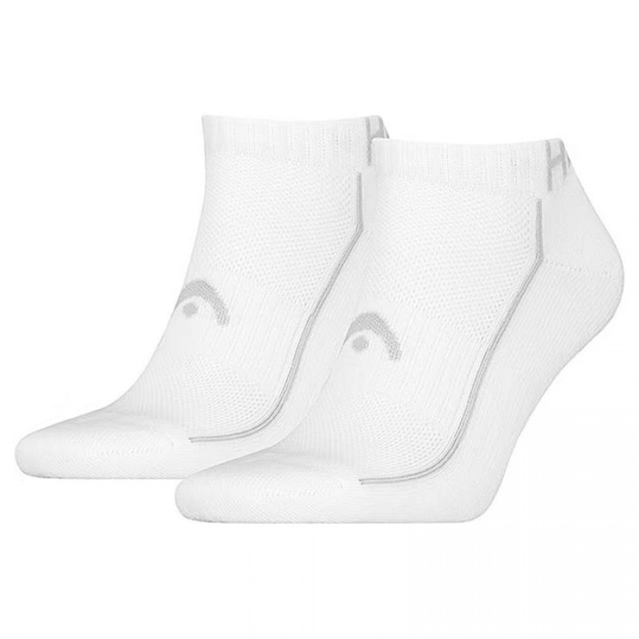 Calcetines Head Performance Sneaker Blanco Gris 2 Pares  Offre - Pas cher