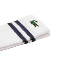 Calcetines Lacoste Sport Corte Alto Blanco Marino 1 Par  Oferta + Barato