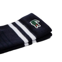 Lacoste Sport Chaussettes High Cut Marine Blanc 1 Paire  Offre - Pas cher
