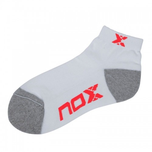 Nox Branco Laranja Meias 1 Par Nox Branco Laranja Meias 1 Par