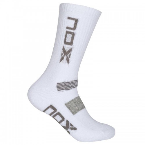 Nox Pro Grey White Socks 1 Par Nox Pro Grey White Socks 1 Par