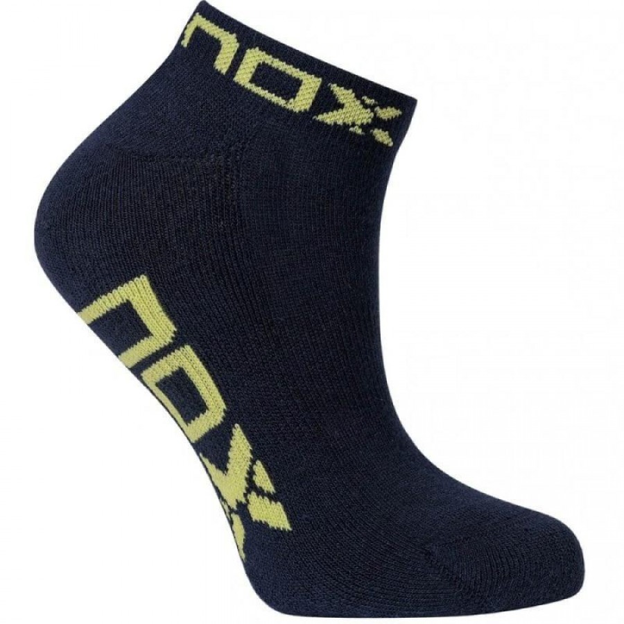 Nox Navy Blue Lime Calzini alla caviglia 1 paio  Offerta + Economico