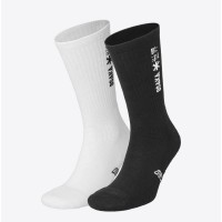 Osaka White Black Socks 2 Pairs