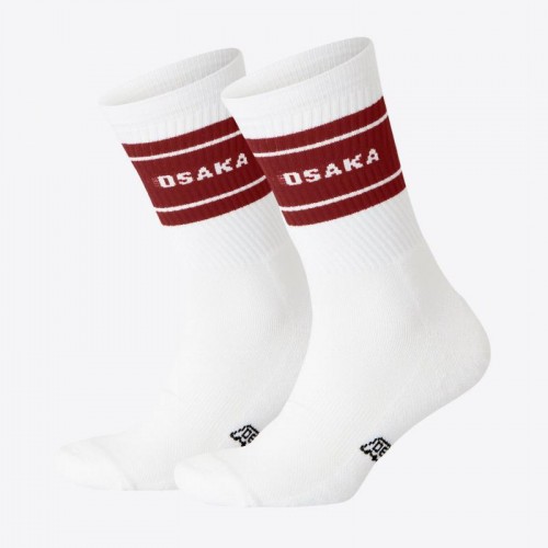 Osaka Colourway Garnet Meias Brancas 2 Unidades Osaka Colourway Garnet Meias Brancas 2 Unidades