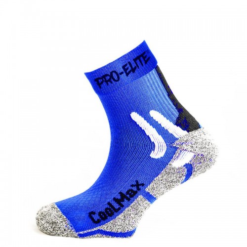 Meias Pro Elite Coolmax Royal Blue 1 Par Meias Pro Elite Coolmax Royal Blue 1 Par