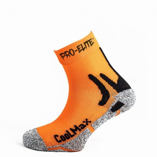 Meias Pro Elite Coolmax Laranja 1 Par Meias Pro Elite Coolmax Laranja 1 Par