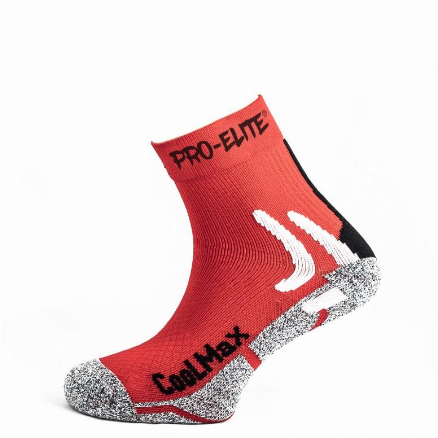 Pro Elite Coolmax Rouge Chaussettes 1 Paire  Offre - Pas cher