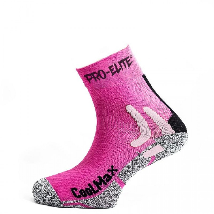 Calcetines Pro Elite Coolmax Rosa 1 Par  Offre - Pas cher