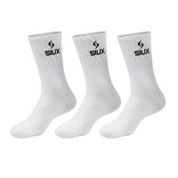 Siux Basic 26 High Shaft Socks White 3 Pairs