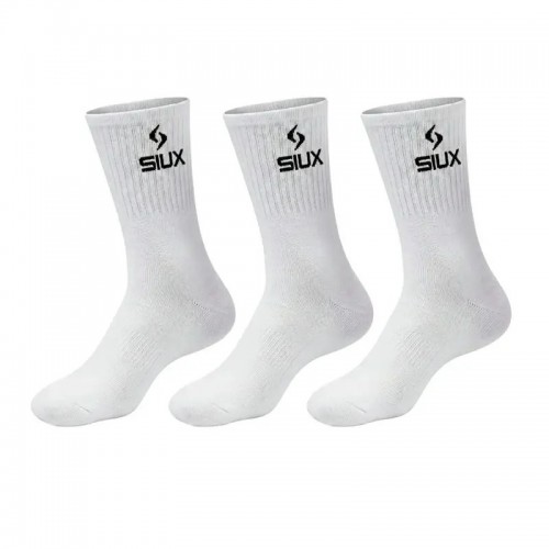 Siux Basic 26 Calzini Alto Shaft Bianchi 3 paia