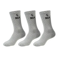 Siux Basic 26 High Shaft Socks Grey 3 Pairs