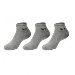 Siux Basic 26 Chaussettes courtes grises 3 paires
