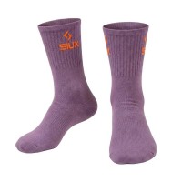 Siux Groove High Shaft Socks Green Purple 2 Pairs