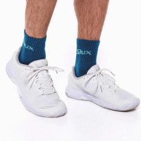 Calcetines Siux Reveal Caña Media Blanco Aguamarina 2 Pares  Oferta + Barato