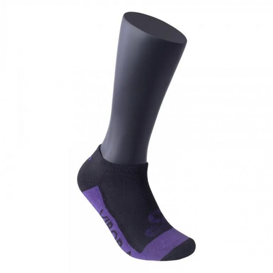 Calcetines Vibora Invisibles Multicolor Negro Violeta 1 Par