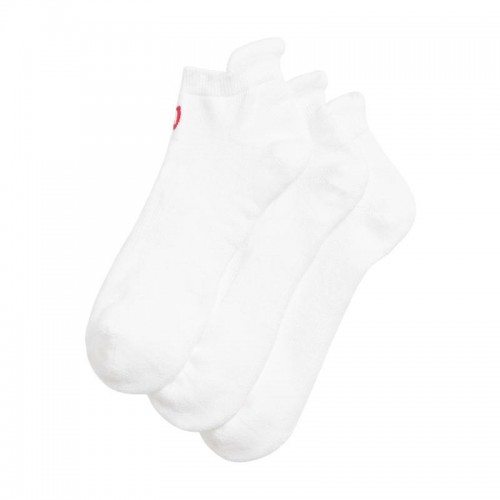Calcetines Wilson Cuffia Imbottita per la caviglia Blanco 3 Pares