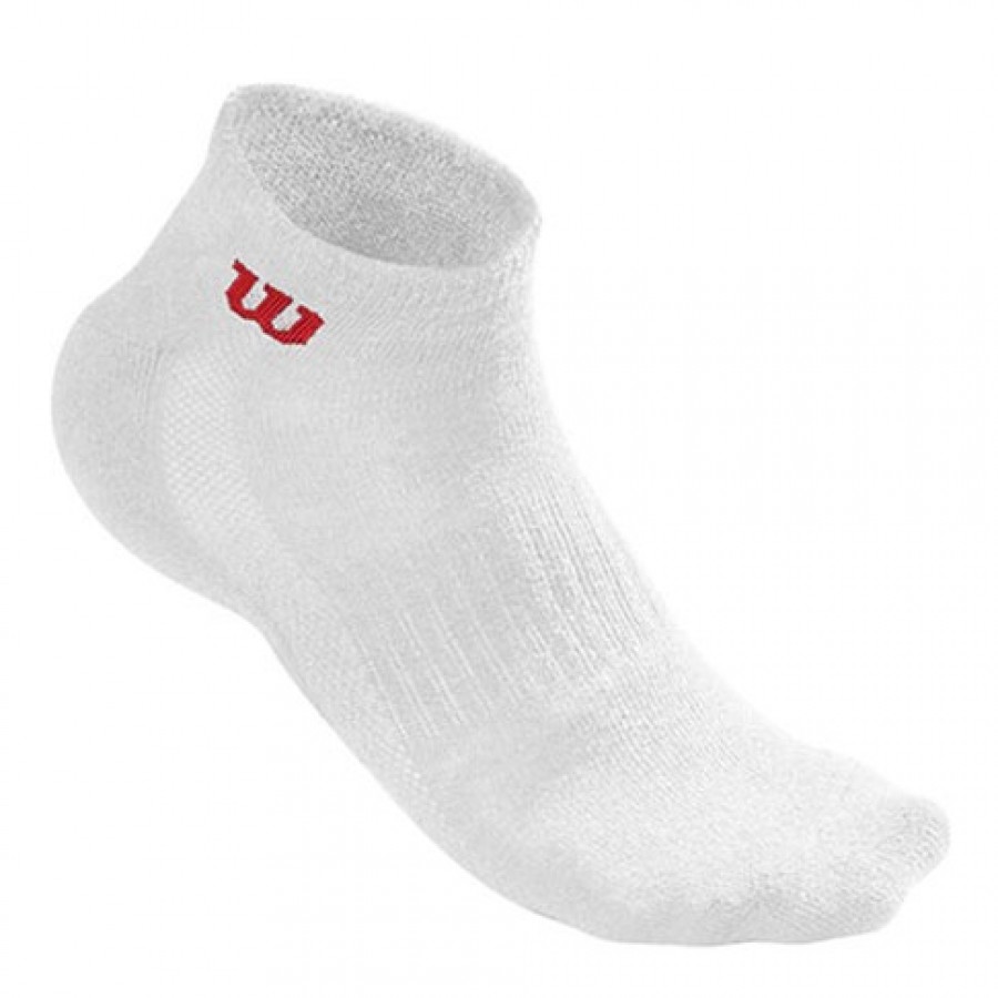 Wilson Quarter White Socks 3 Pairs