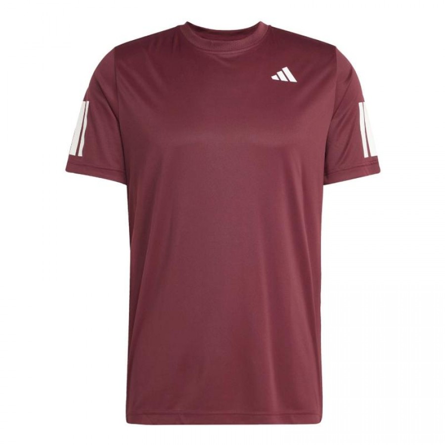 Adidas Club 3 Stripes Red Shadow Maglietta  Offerta + Economico