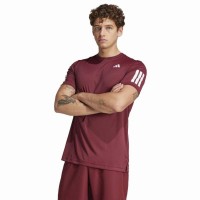 Adidas Club 3 Stripes Red Shadow Maglietta  Offerta + Economico