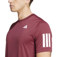 Adidas Club 3 Stripes Red Shadow Maglietta  Offerta + Economico