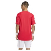 T-shirt Adidas Club 3 Bandes Rubis