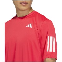 T-shirt Adidas Club 3 Bandes Rubis
