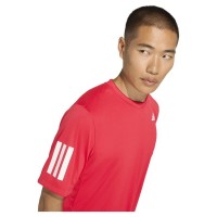 T-shirt Adidas Club 3 Bandes Rubis