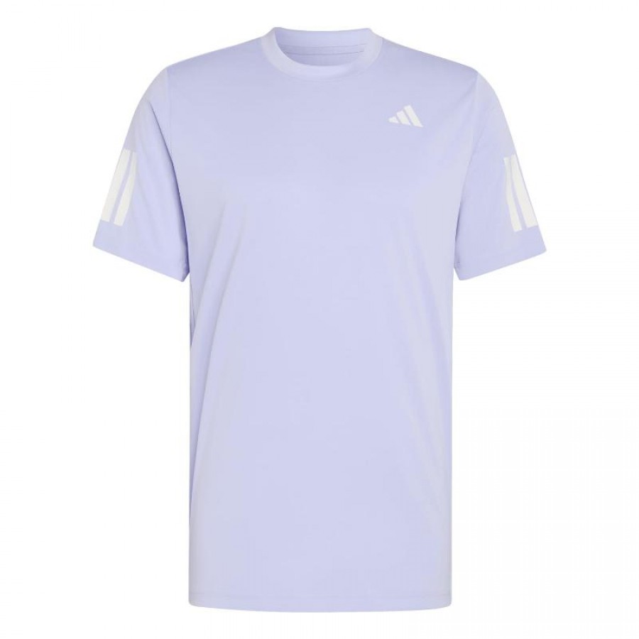 Camiseta Adidas Club 3 Stripes Violeta