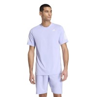 Camiseta Adidas Club 3 Stripes Violeta