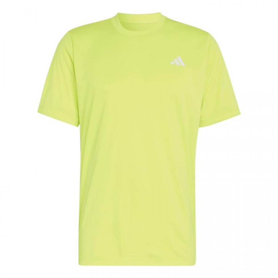 T-shirt vert citron Adidas Club Climacool