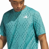 Camiseta Adidas Club Graphic Azul Teal  Oferta + Barato