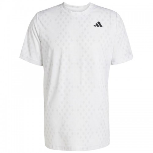 Adidas Club Graphic Climacool Bianco Grigio Maglietta Adidas Club Graphic Climacool Bianco Grigio Maglietta